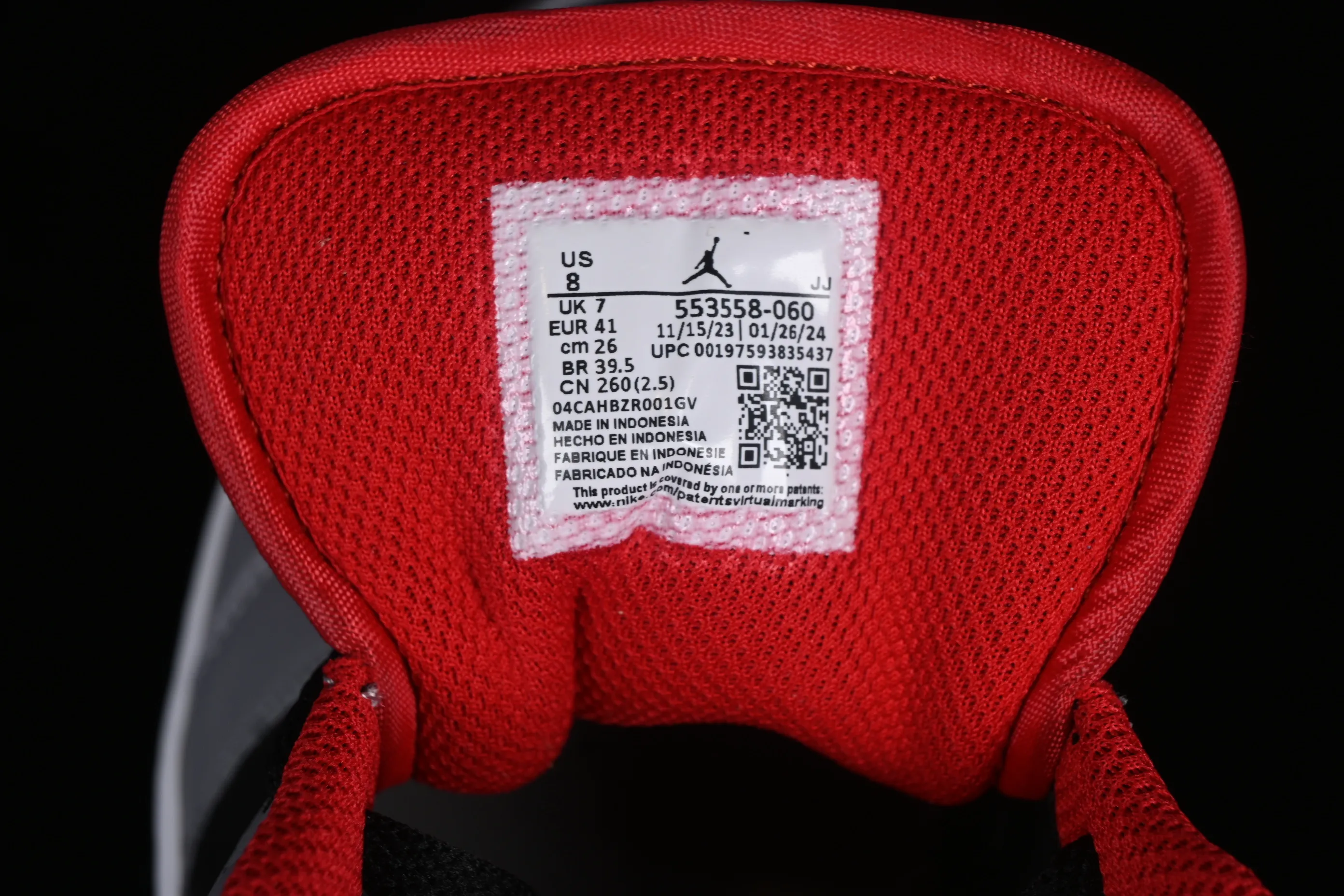 All categories Air Jordan Jordan series basketball shoes Air Jordan 1 Low Air Jordan 1 Low AJ1 Joe 1 cement gray low state cultural casual sneakers 553558-060